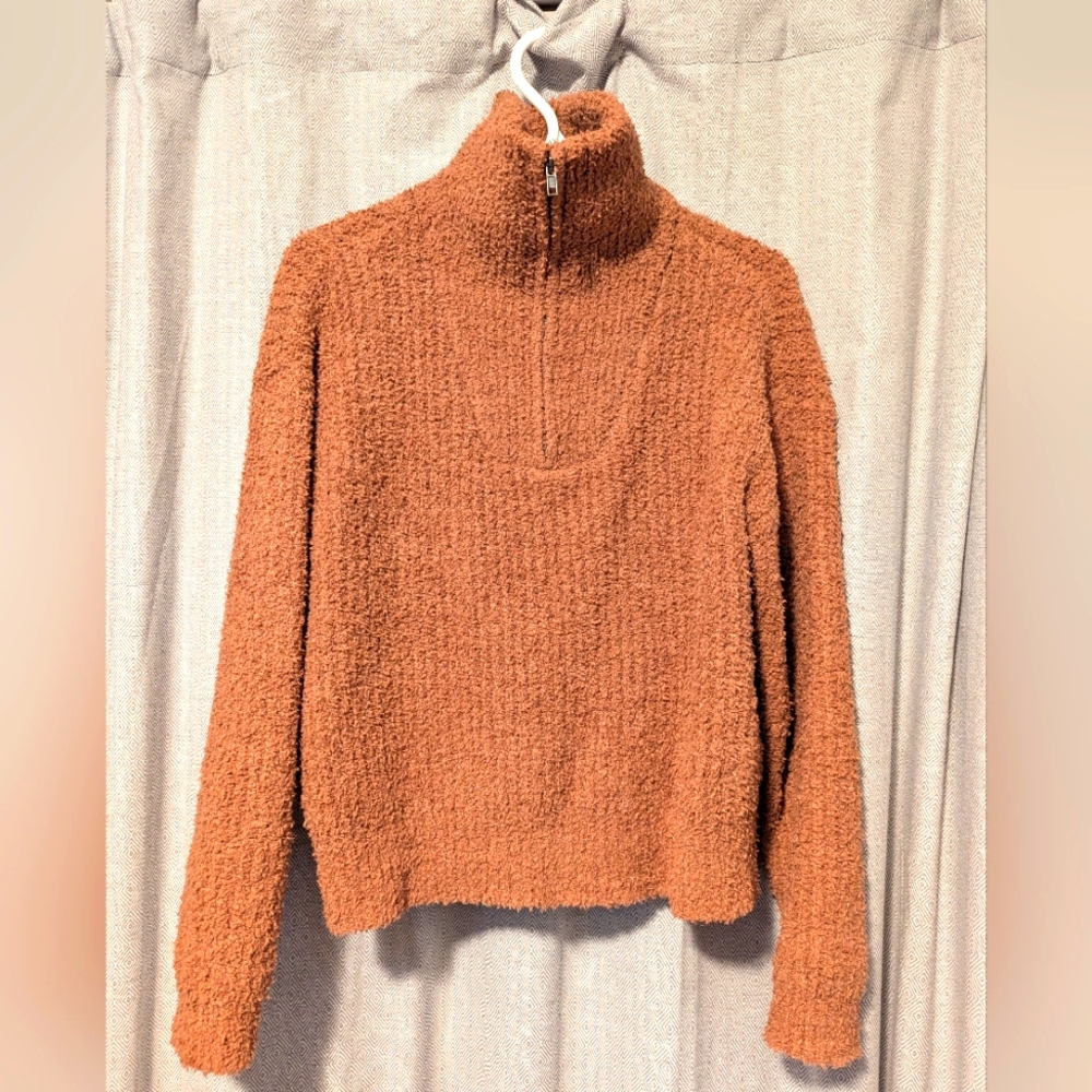Saltwater Luxe Half Zip Sherpa Sweater